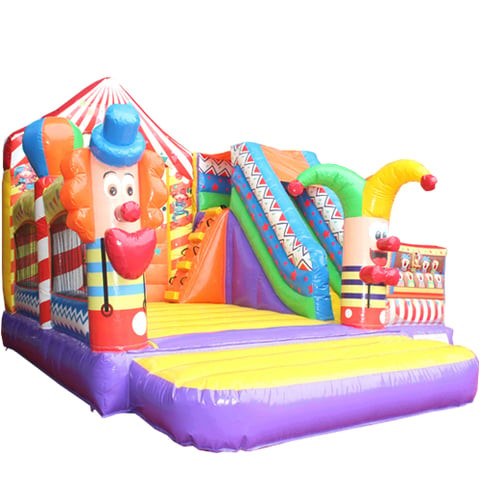 Zirkus Hüpfburg mit Rutsche mieten